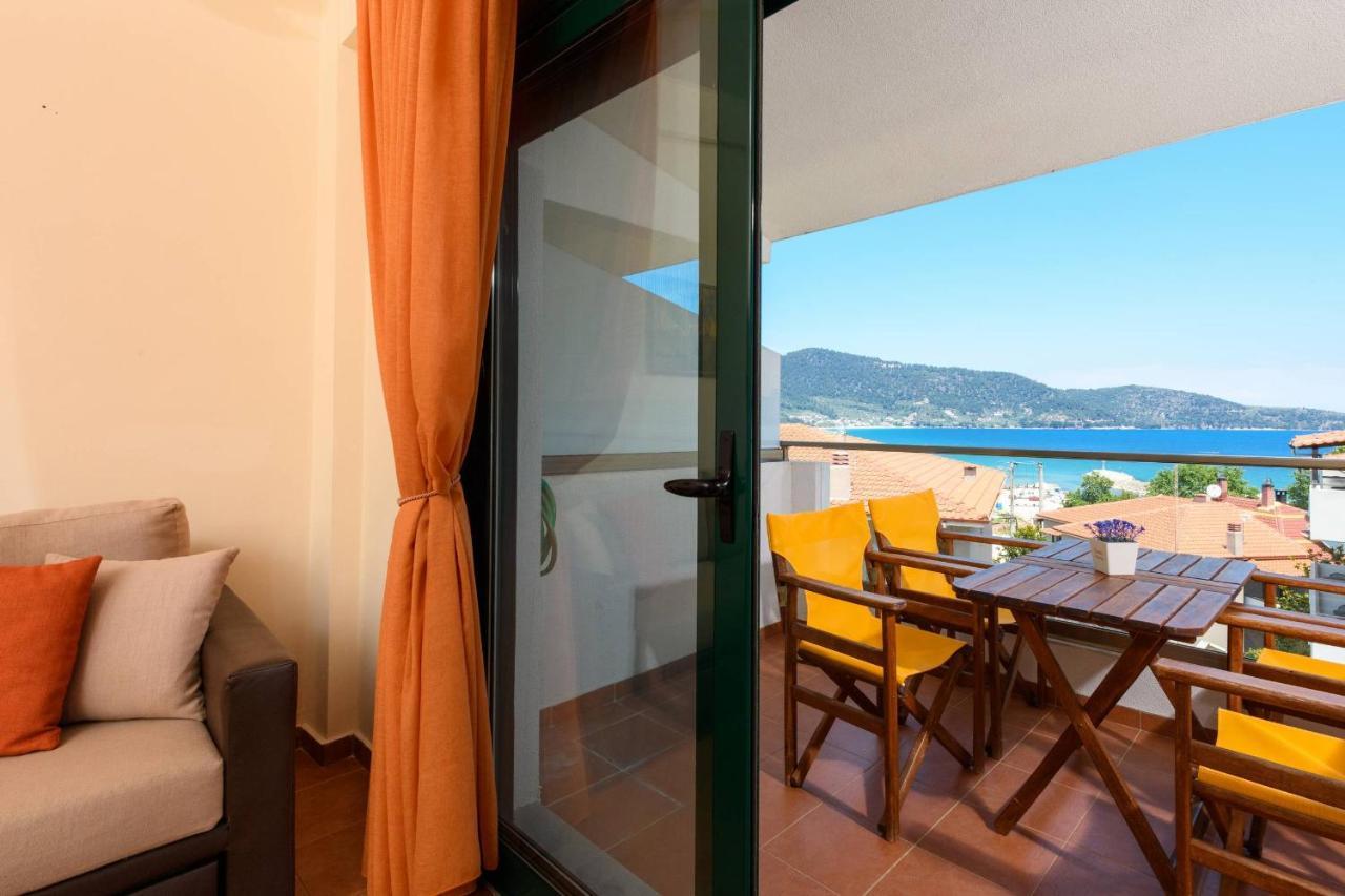 Zoe'S Sea View Apartment Skala Potamia  Luaran gambar