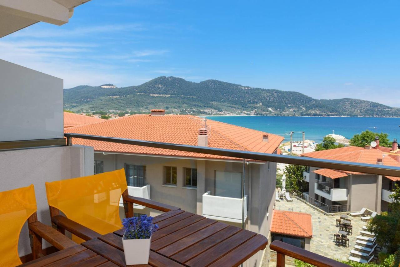 Zoe'S Sea View Apartment Skala Potamia  Luaran gambar
