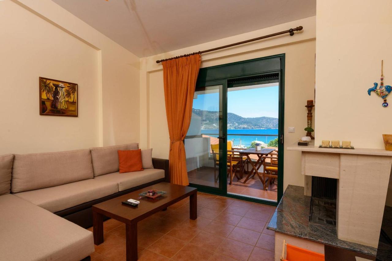 Zoe'S Sea View Apartment Skala Potamia  Luaran gambar