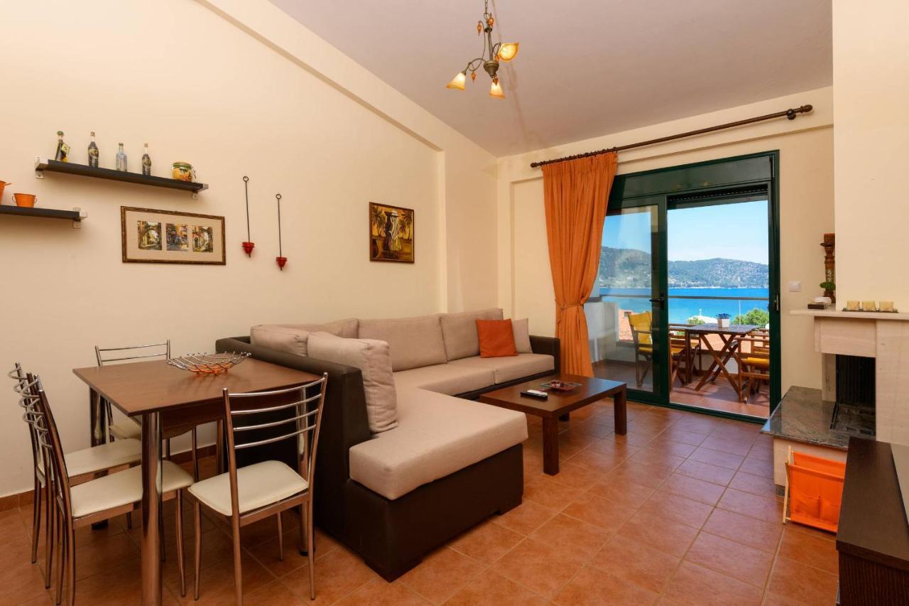 Zoe'S Sea View Apartment Skala Potamia  Luaran gambar